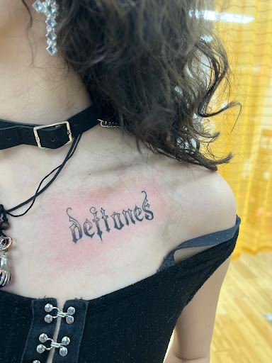 Explore sleeve tattoo filler ideas, creative tattoo ideas in Kansas City, available at Crimson Tattoo