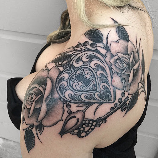 Explore state of ohio tattoo ideas, creative tattoo ideas in Fremont, available at Inkies Tattoo Studio