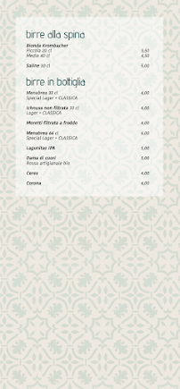 Bar Riviera Milano Marittima à Cervia menu