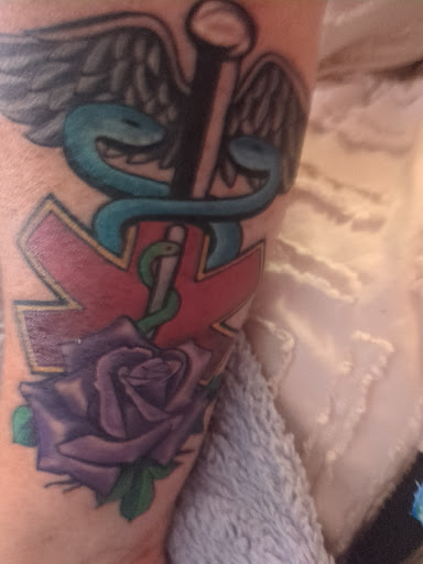 Explore tattoo ideas mechanic, creative tattoo ideas in Houston, available at Rose & Dagger Tattoo