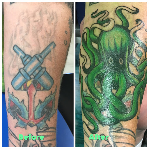 Explore rose tattoo idea, creative tattoo ideas in Reno, available at Aces Tattoo