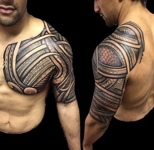 Explore butterfly sleeve tattoo ideas, creative tattoo ideas in Kailua Kona, available at Packing Ink Tattoos