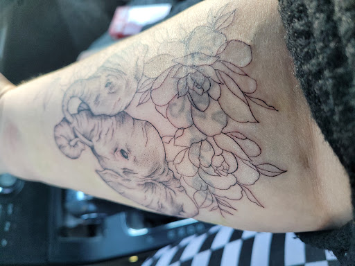 Explore tattoo ideas strong woman, creative tattoo ideas in Denver, available at Nocturnal Tattoo