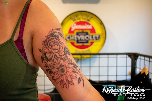 Explore small line work tattoo ideas, creative tattoo ideas in Salisbury, available at Keepsake Custom Tattoo & Body Piercing Laser Tattoo Removal