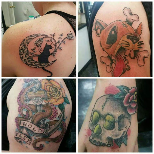 Explore peck tattoo ideas, creative tattoo ideas in Rogers, available at Saved by Grace Tattoo Studio