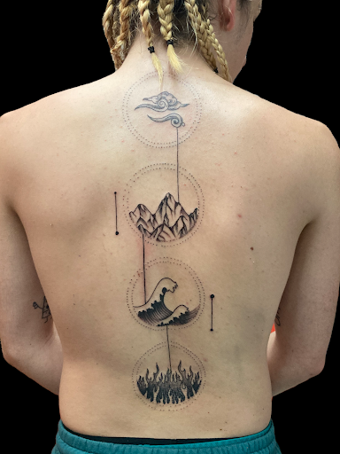 Explore bold tattoo ideas, creative tattoo ideas in Crystal City, available at Meraki Tattoo and Piercing