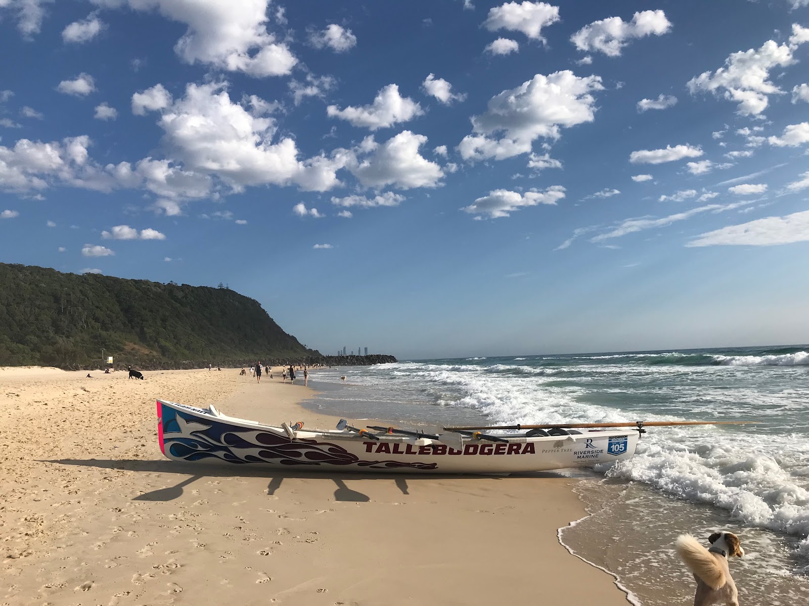 Foto von Tallebudgera Beach und die siedlung