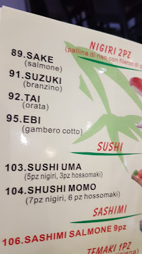Restaurant de spécialités asiatiques Sushi Yomi à Bologna - menu / carte
