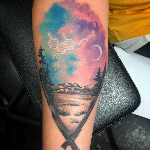 Explore birthday number tattoo ideas, creative tattoo ideas in Lafayette, available at Evil Genius Tattoo Club