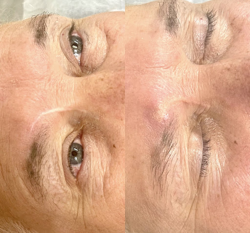 Explore baby yoda tattoo ideas, creative tattoo ideas in Savannah, available at Haute Brows. Cosmetic Tattoo