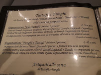 La Grotta à Pietracuta menu