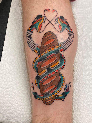 Explore artillery tattoo ideas, creative tattoo ideas in Concord, available at Sterling Tattoo Club