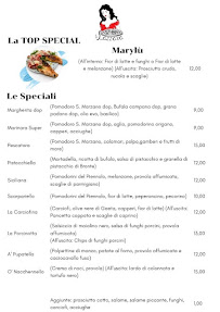 Menu du La Lazzara Trattoria e Pizzeria à Naples