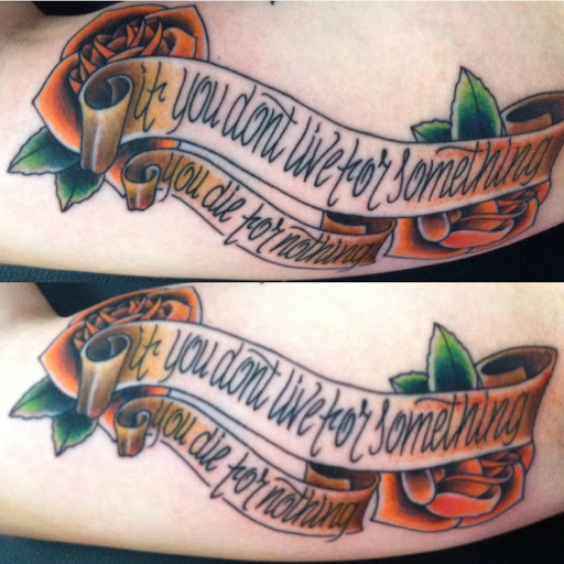 Explore italian american tattoo ideas, creative tattoo ideas in Tucson, available at Sacred Art Tattoo Studio