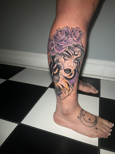 Explore tattoo ideas for ankles, creative tattoo ideas in Columbia, available at Black Widow Tattoo