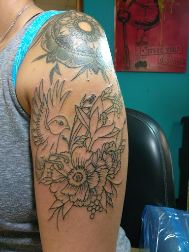 Explore betty boop tattoo ideas, creative tattoo ideas in Wylie, available at Wylie Tattoo Parlor Alterity Collectors Union