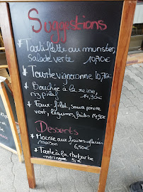 Restaurant français La Rotonde à Strasbourg (le menu)