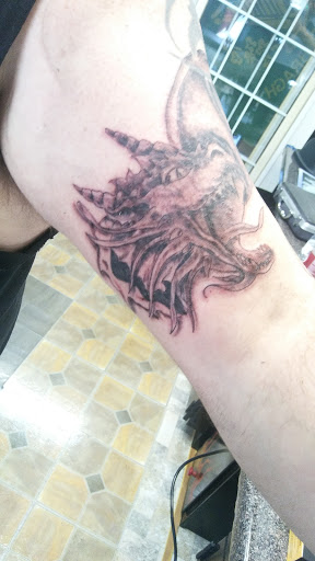 Explore fingerprint heart tattoo ideas, creative tattoo ideas in Big Spring, available at A Mom & Pop Tattoo Shop