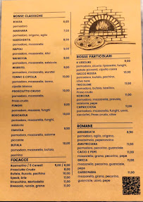 Carte du Ristorante Sacco à Rome