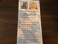 Landhaus Bavaria à Bad Nauheim menu
