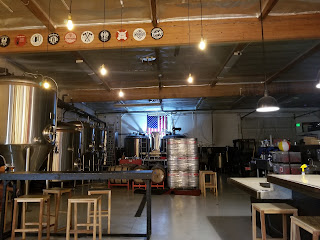 A row of beer taps