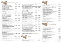 Menu du L'isola dei Sapori à Weißenhorn