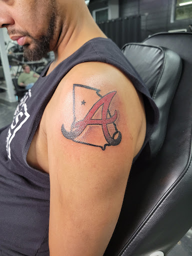 Explore jesus sleeve tattoo ideas, creative tattoo ideas in Atlanta, available at Atlanta Ink Tattoo and Piercing