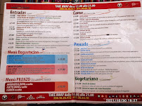 Restaurant péruvien La Rustica Ristorante Peruviano à Turin (le menu)