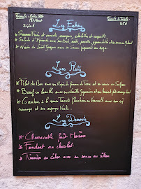 Menu / carte de Restaurant La Bouteille Bleue à Périgueux