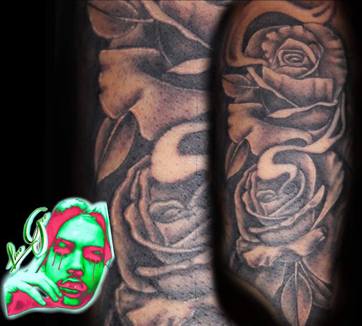 Explore bear tattoos ideas, creative tattoo ideas in Denver, available at 5280 INK