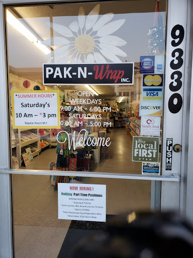 Gift Wrap Store «PAK-N-Wrap, Inc.», reviews and photos, 9330 State St, Sandy, UT 84070, USA