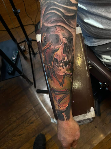 Explore mystic tattoo ideas, creative tattoo ideas in Canton, available at The Inkeepers Tattoo Parlor