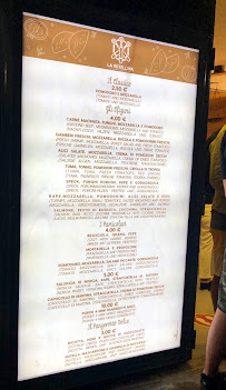 La Rotellina à Polignano a Mare menu