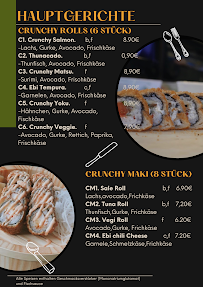 SAMDI Restaurant - Fine Sushi & Modern Asian Foods Pirmasens à Pirmasens menu