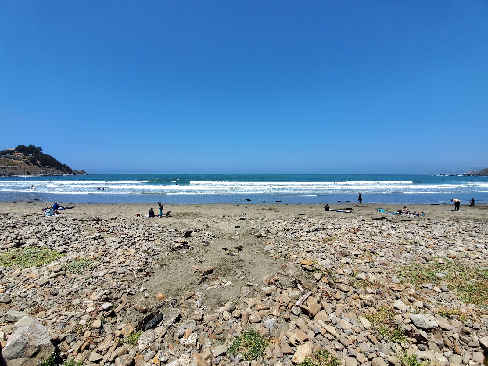 Photo of Pacifica Beach with turquoise water surface