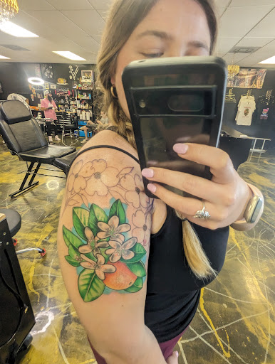 Explore cover tattoo ideas, creative tattoo ideas in Saint Marys, available at Empire Tattoo