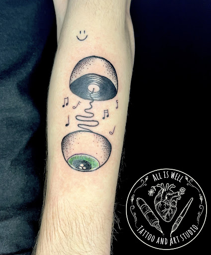 Explore ironman tattoo ideas, creative tattoo ideas in Russellville, available at All Is Well Tattoo and Art Studio