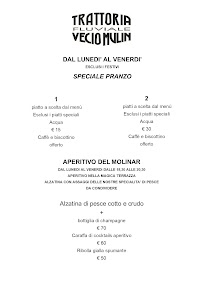 Trattoria Fluviale Vecio Mulin à Verona menu