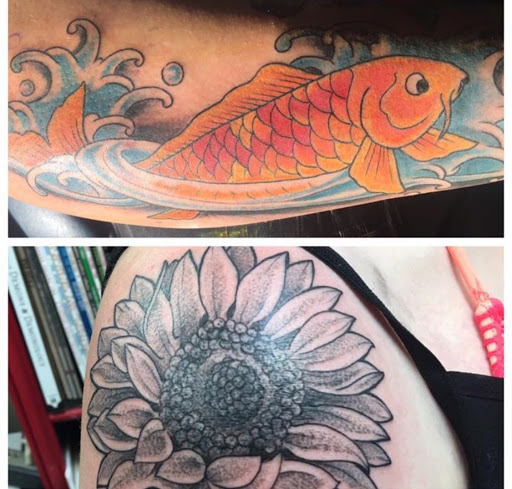 Tattoo Shop «Nine Lives Tattoo», reviews and photos, 61 N Holladay Dr, Seaside, OR 97138, USA