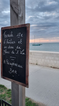 Restaurant L'Âne Qui Tangue à Rivedoux-Plage (le menu)