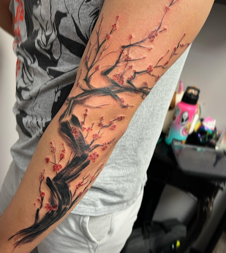 Explore tattoo ideas ribs, creative tattoo ideas in Hinesville, available at Dark Horse Art Studios
