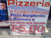 Menu / carte de Pizzeria Napoli In Bocca à Naples