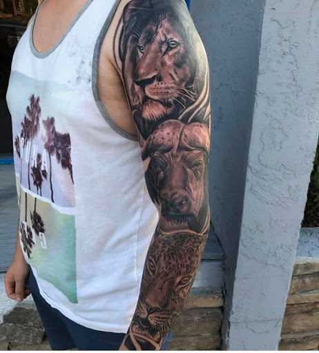 Explore excalibur tattoo ideas, creative tattoo ideas in Goose Creek, available at Red Kirin Tattoo