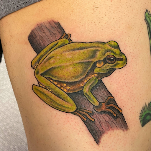 Explore english bulldog tattoo ideas, creative tattoo ideas in Raleigh, available at Raleigh Tattoo Company