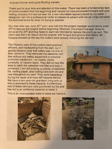 Roofing Contractor «Lyons Roofing», reviews and photos, 895 W Grant Rd, Tucson, AZ 85705, USA