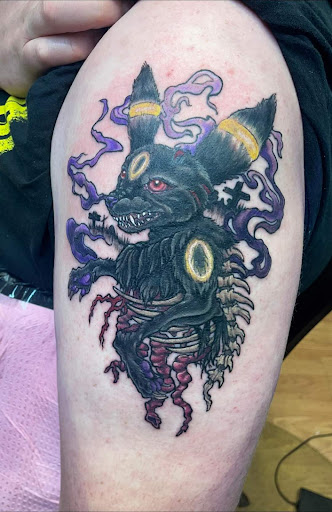 Explore couple name tattoo ideas, creative tattoo ideas in Syracuse, available at Goblins Den Tattoo