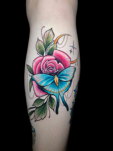 Explore tattoo handwriting ideas, creative tattoo ideas in Sanford, available at Cryptic Moon Tattoo