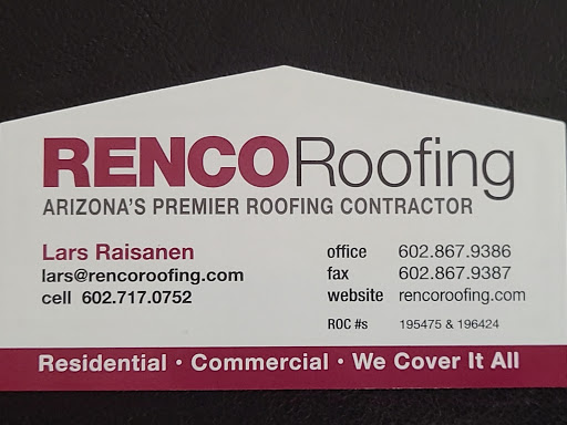 Roofing Contractor «RENCO Roofing», reviews and photos, 11201 N 23rd Ave Ste 200, Phoenix, AZ 85029, USA