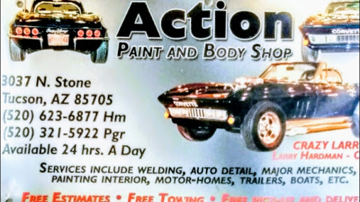 Auto Body Shop «Action Paint & Body Shop», reviews and photos, 3037 N Stone Ave, Tucson, AZ 85705, USA