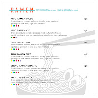 Menu / carte de Ramengo à Reggio Emilia